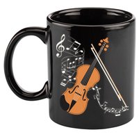 Orchestra Violin Player Gift Musical Instrument Violin 11oz C Handle Ceramic Mug