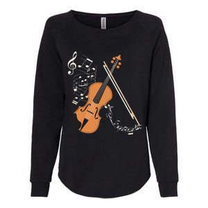 Orchestra Violin Player Gift Musical Instrument Violin Womens California Wash Sweatshirt