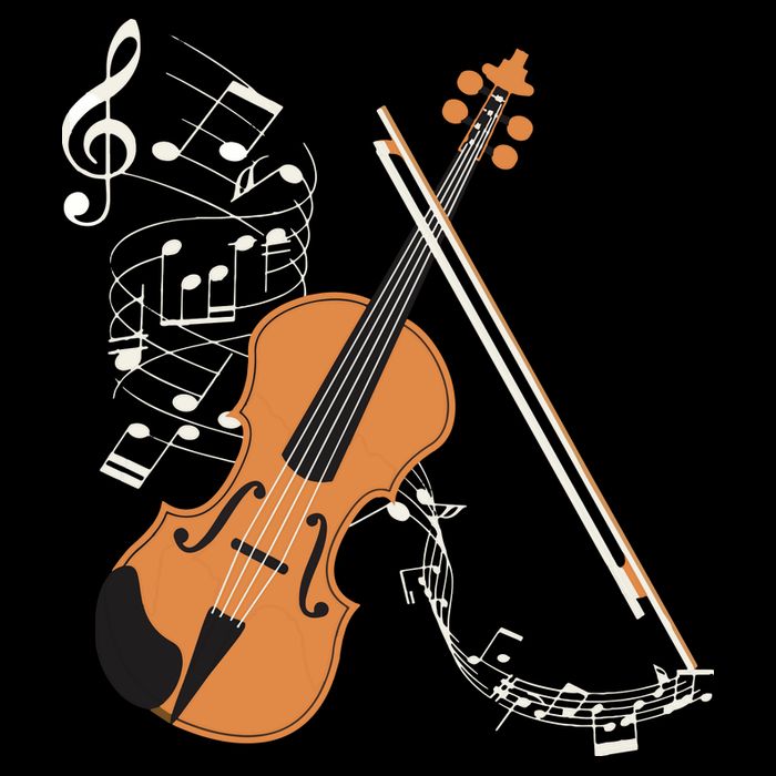 Orchestra Violin Player Gift Musical Instrument Violin Baby Bodysuit