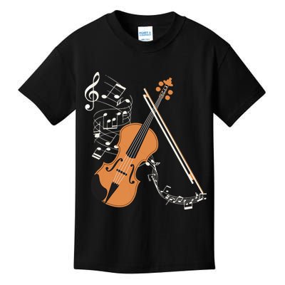 Orchestra Violin Player Gift Musical Instrument Violin Kids T-Shirt