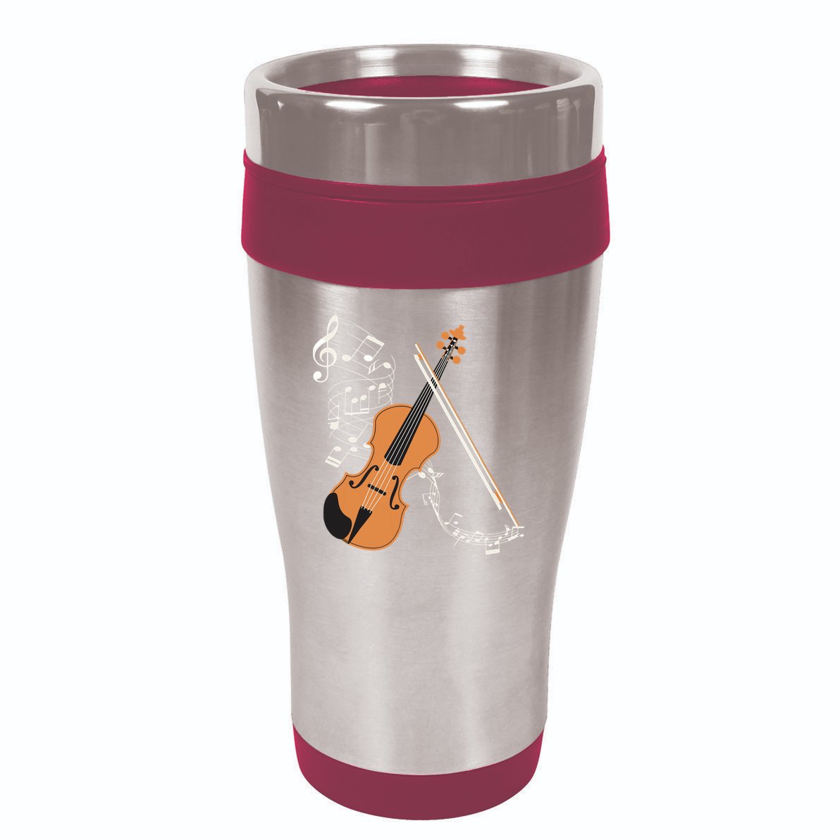 Orchestra Violin Player Gift Musical Instrument Violin 16oz Travel Tumbler