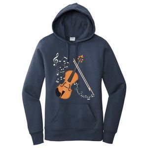 Orchestra Violin Player Gift Musical Instrument Violin Women's Pullover Hoodie