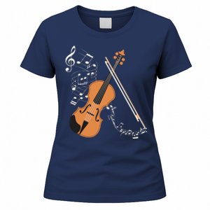 Orchestra Violin Player Gift Musical Instrument Violin Women's T-Shirt