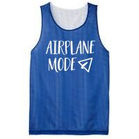 On Vacation Pilot Lazy Airplane Mode Cute Gift Mesh Reversible Basketball Jersey Tank