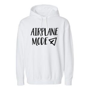 On Vacation Pilot Lazy Airplane Mode Cute Gift Garment-Dyed Fleece Hoodie