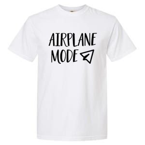 On Vacation Pilot Lazy Airplane Mode Cute Gift Garment-Dyed Heavyweight T-Shirt