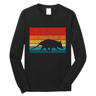 Opossum Vintage Retro Possum Long Sleeve Shirt
