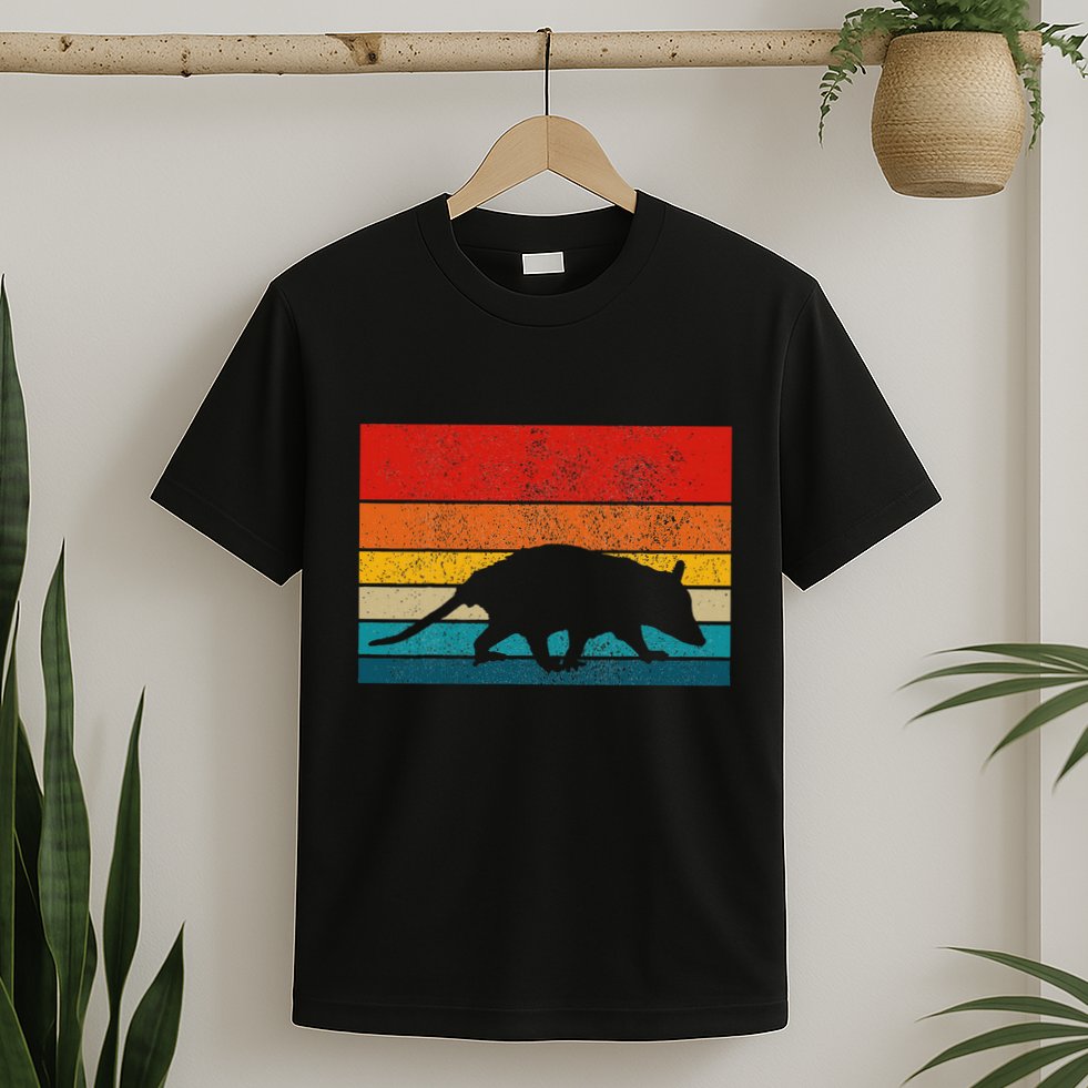 Opossum Vintage Retro Possum T-Shirt