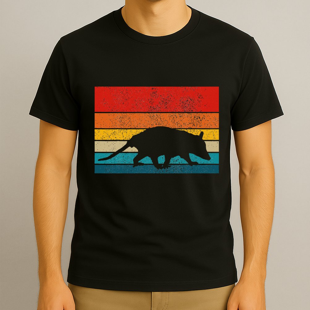 Opossum Vintage Retro Possum T-Shirt