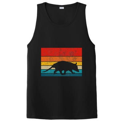Opossum Vintage Retro Possum PosiCharge Competitor Tank