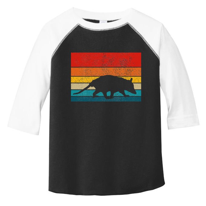 Opossum Vintage Retro Possum Toddler Fine Jersey T-Shirt