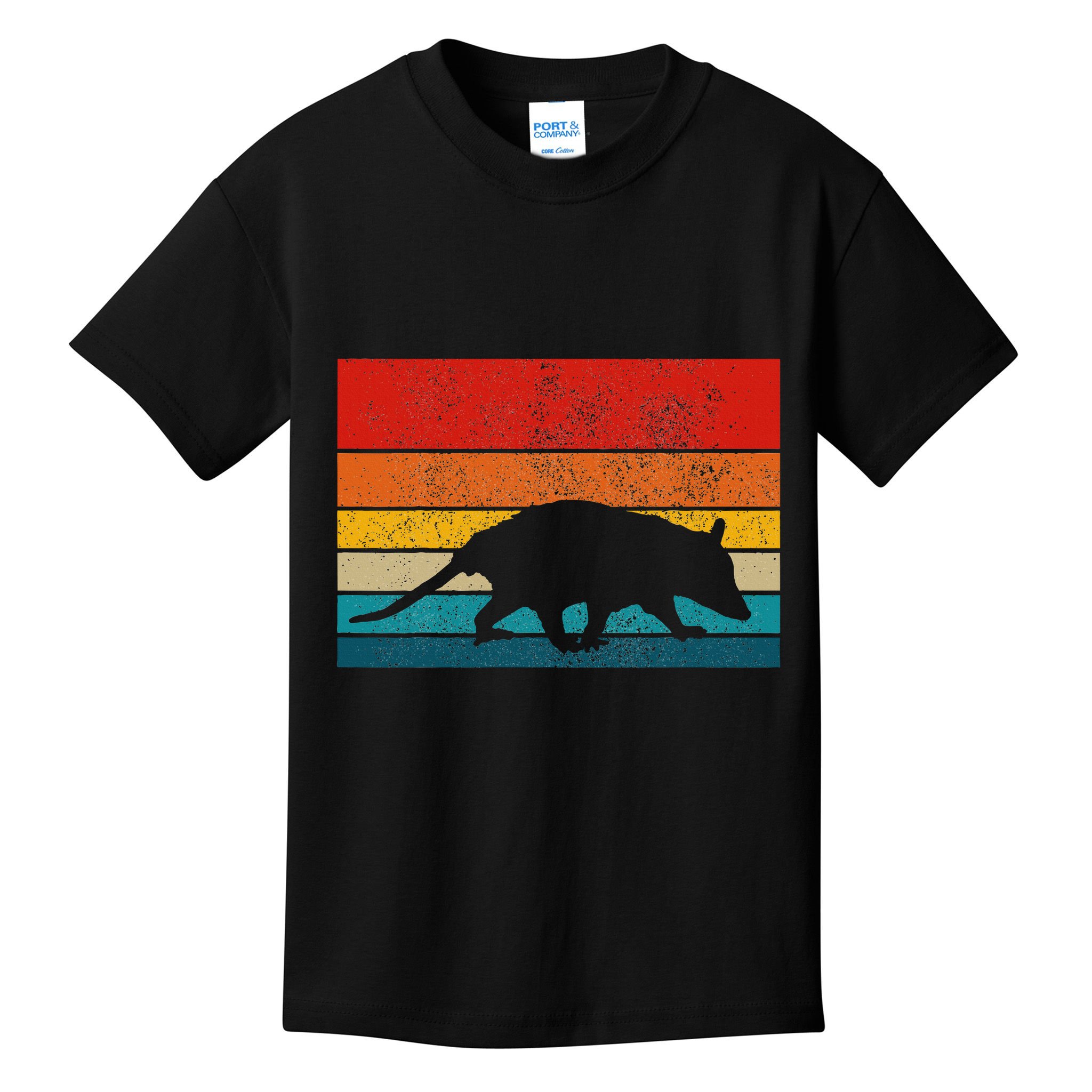Opossum Vintage Retro Possum Kids T-Shirt