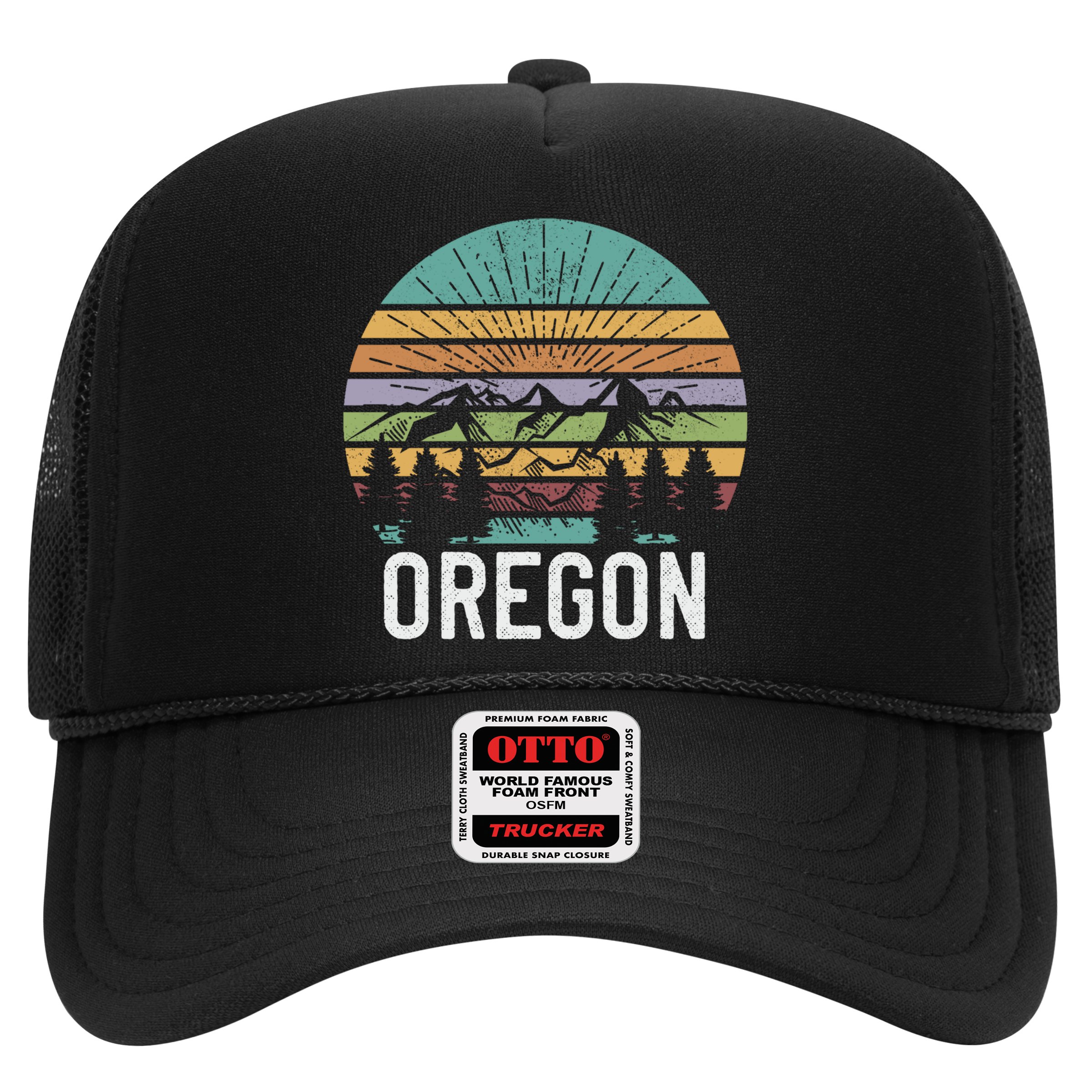 Oregon Vintage Retro Mountain 70's 80's Camping Ski Gift Hat