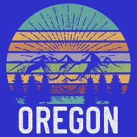 Oregon Vintage Retro Mountain 70's 80's Camping Ski Gift T-Shirt