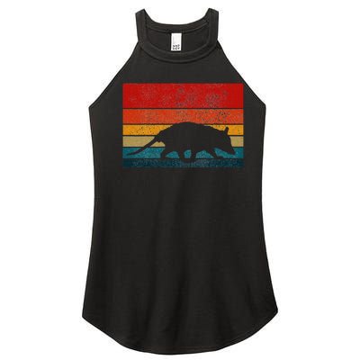 Opossum Vintage Retro Possum Women’s Perfect Tri Rocker Tank