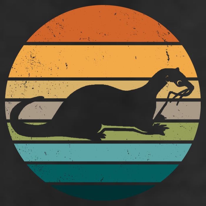 Otter Vintage Retro Logo Trucker Hat