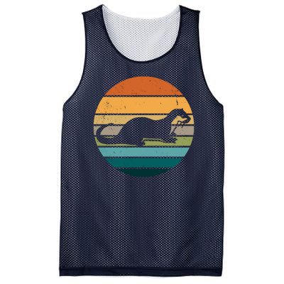 Otter Vintage Retro Logo Mesh Reversible Basketball Jersey Tank