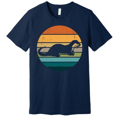 Otter Vintage Retro Logo Premium T-Shirt