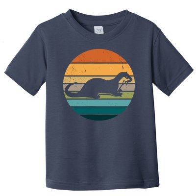 Otter Vintage Retro Logo Toddler T-Shirt