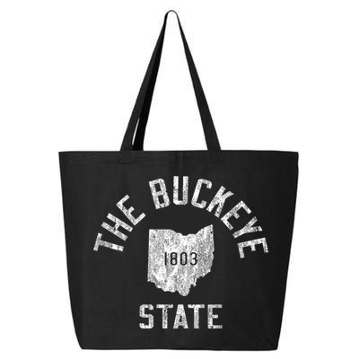 Ohio Vintage Sports Design The Buckeye State 25L Jumbo Tote