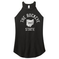 Ohio Vintage Sports Design The Buckeye State Women’s Perfect Tri Rocker Tank