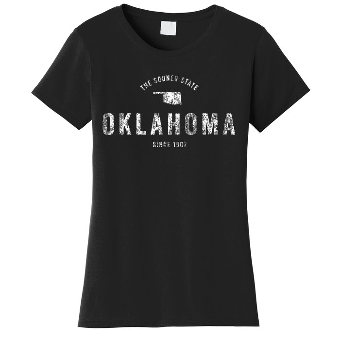 Oklahoma Vintage Sports Design Retro Ok Women's T-Shirt