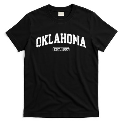 Oklahoma Vintage State Athletic Style T-Shirt