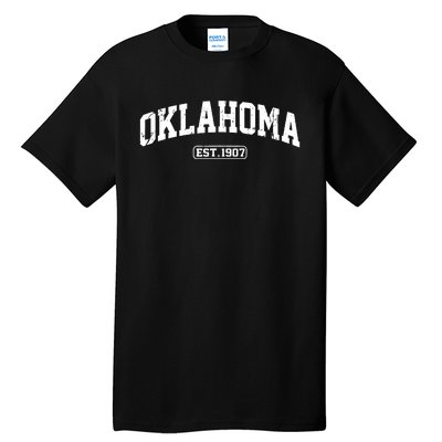 Oklahoma Vintage State Athletic Style Tall T-Shirt