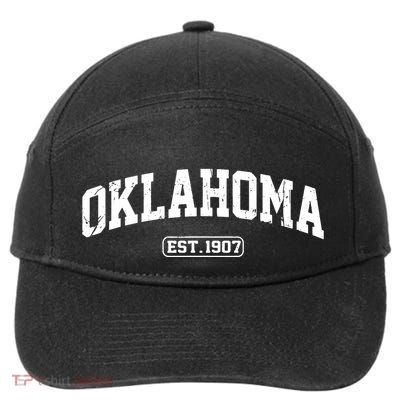 Oklahoma Vintage State Athletic Style 7-Panel Snapback Hat