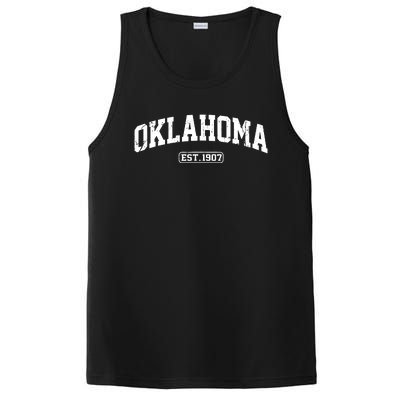 Oklahoma Vintage State Athletic Style PosiCharge Competitor Tank