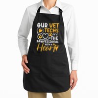 Our Vet Techs Are The Paw Fessionals With A Heart Full-Length Apron With Pockets