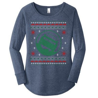 Offroad Vehicle Ugly Christmas Outdoor Gift Women's Perfect Tri Tunic Long Sleeve Shirt