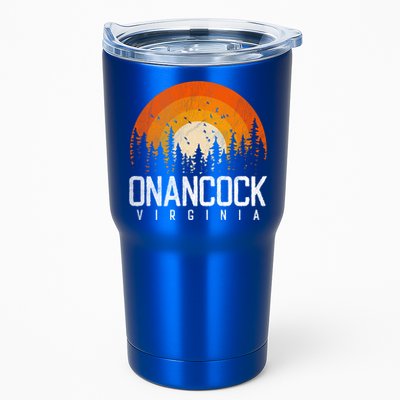 Onancock Virginia Va Gift Vintage 70s 80s 90s Retro Gift Tumbler