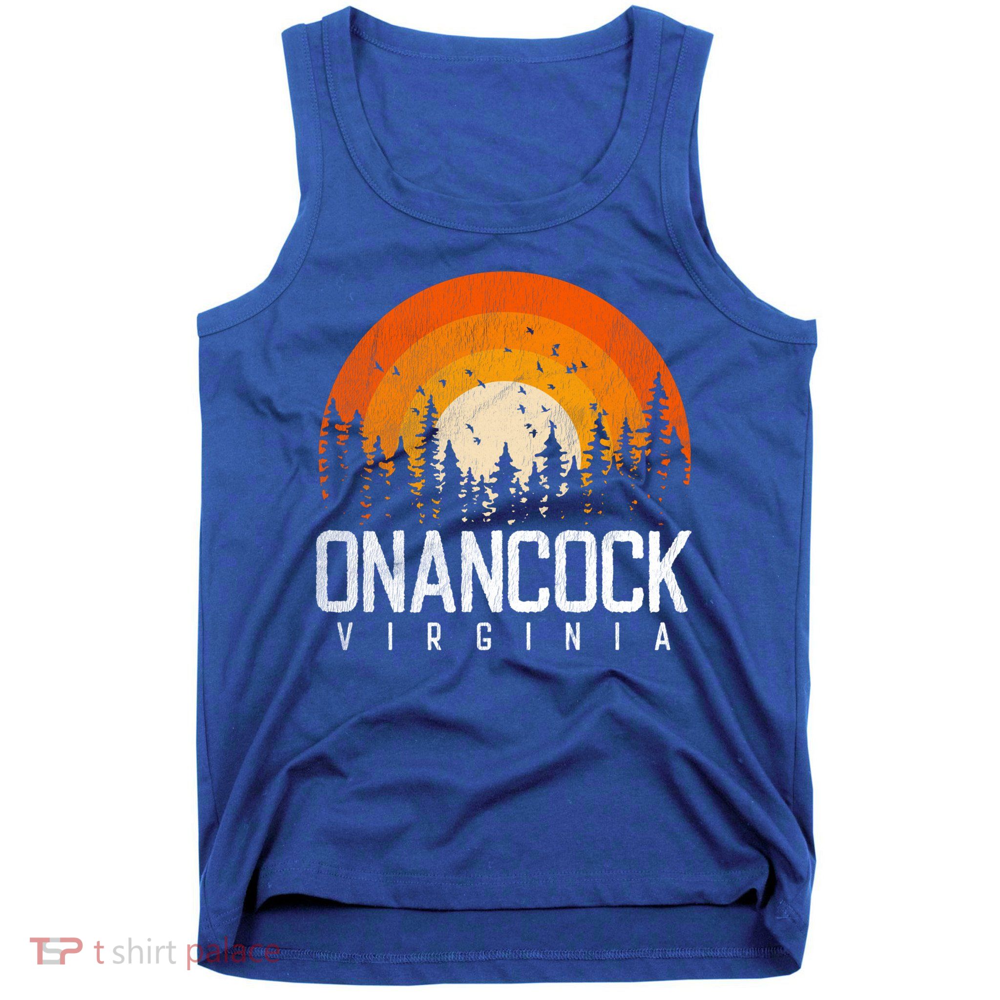 Onancock Virginia Va Gift Vintage 70s 80s 90s Retro Gift Tank Top