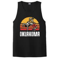 Oklahoma Vintage Wrestling Retro Wrestlers And Sun Graphic PosiCharge Competitor Tank