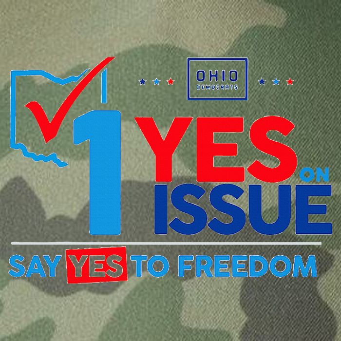 Ohio Vote YES in November on Issue 1 Legacy Tie Dye Trucker Hat