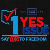 Ohio Vote YES in November on Issue 1 Ladies PosiCharge Tri-Blend Wicking Tank