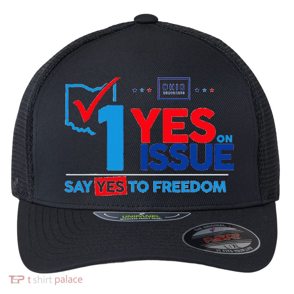 Ohio Vote YES in November on Issue 1 Flexfit Unipanel Trucker Cap