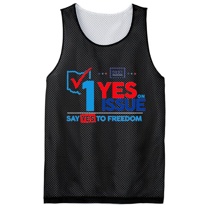 Ohio Vote YES in November on Issue 1 Mesh Reversible Basketball Jersey Tank
