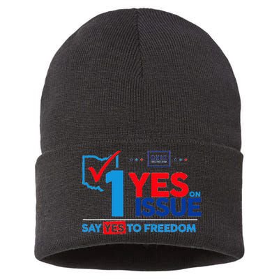 Ohio Vote YES in November on Issue 1 Sustainable Knit Beanie
