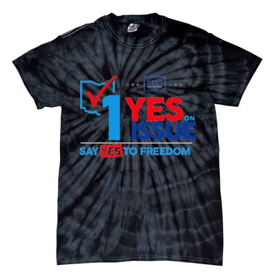 Ohio Vote YES in November on Issue 1 Tie-Dye T-Shirt