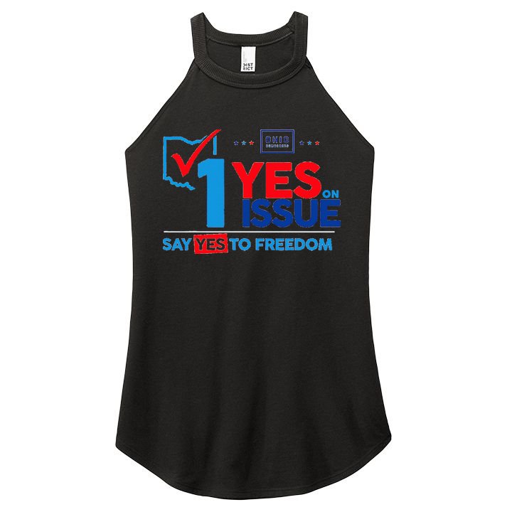 Ohio Vote YES in November on Issue 1 Women's Perfect Tri Rocker Tank