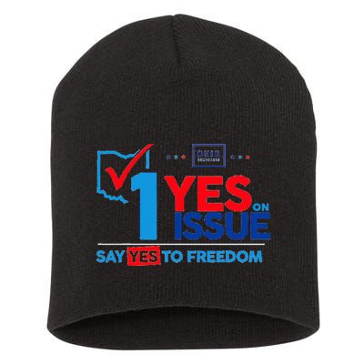 Ohio Vote YES in November on Issue 1 Short Acrylic Beanie