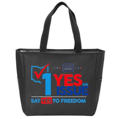 Ohio Vote YES in November on Issue 1 Zip Tote Bag