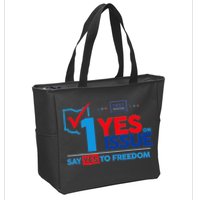 Ohio Vote YES in November on Issue 1 Zip Tote Bag