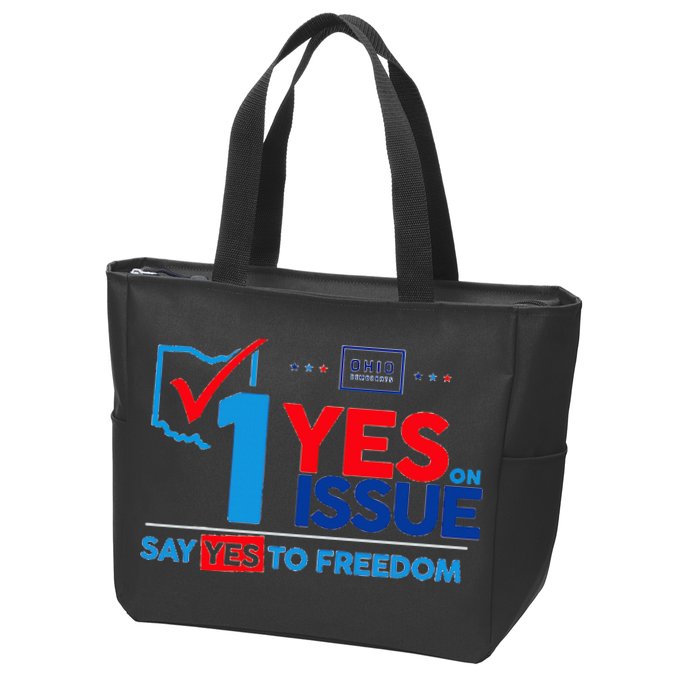 Ohio Vote YES in November on Issue 1 Zip Tote Bag