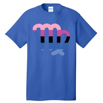 Omnisexual Virgo Zodiac Sign Omnisexual Pride Flag Funny Gift Tall T-Shirt