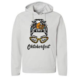 Oktoberfest Women Bavarian Octoberfest German Oktoberfest Performance Fleece Hoodie