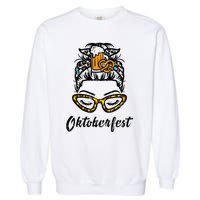 Oktoberfest Women Bavarian Octoberfest German Oktoberfest Garment-Dyed Sweatshirt