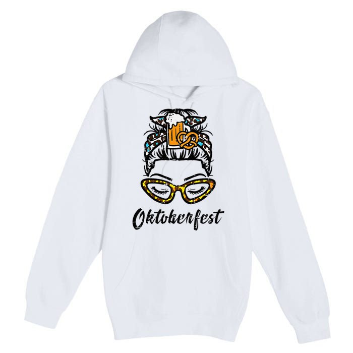 Oktoberfest Women Bavarian Octoberfest German Oktoberfest Premium Pullover Hoodie